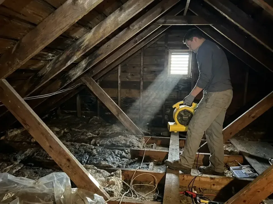 attic-water-damage-drying-proc-007 — frequently asked questions, Emergency Water Extraction & 24/7 Flood Response in Charlot…
